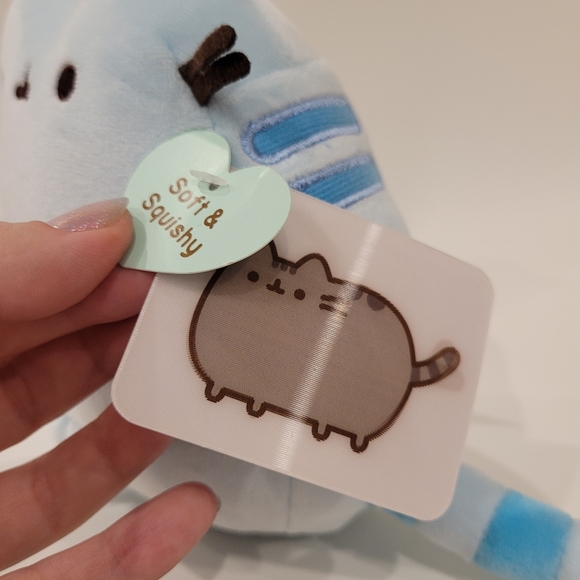 Pusheen Blue Dinosaur small squishy plush - Picture 2 of 3
